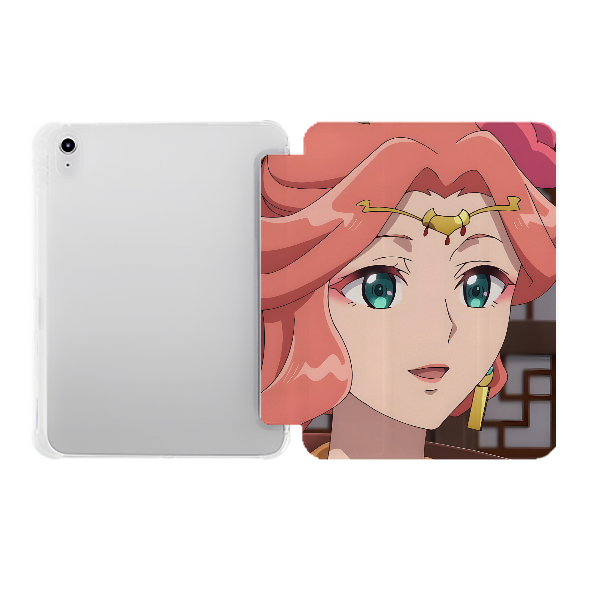 （画像用） 薬屋のひとりごと The Apothecary Diaries IPad ケース ペン収納付き 三つ折りスタンド PUレザー×シリコン 対応機種9.5/10.5/10.9インチ